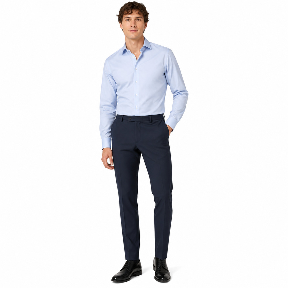 Calvin Klein Slim Fit Navy Flat Front Dress Pants Career Washable NWT sz 30x30
